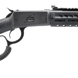 Rossi 920441613-TBRP R92 44 Mag 8+1 16.50" Black Cerakote Alloy Steel Threaded Barrel & Drilled & Tapped Receiver, Black Fixed Wood Stock