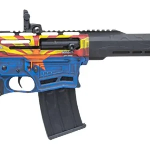 Citadel CBOSS2512-AZ Boss25 12 Gauge 3" 5+1 18.75" Threaded Barrel, Arizona Flag Steel Receiver w/Picatinny Rail, Adj Comb Synthetic Butt Stock, Picatinny Rail Forend, Polymer Grip