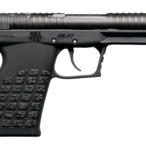 Kel-Tec PR57BLK10 PR-5.7  Compact 5.7x28mm 10+1 4.64" Stainless Rotary Barrel, Black Oxide Steel Optic Ready/Serrated Slide, Black Polymer Frame w/Accessory Rail, Textured Grip