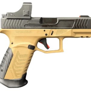 Derya Firearms DY9.BROTSS.SAUCE.US DY9 w/Optic 9mm Luger 15+1 4.02" Black Nitride Stainless Steel Optic Cut Slide w/Tactical Sauce RMR Green Dot, ODG Brown Polymer Frame w/Picatinny Rail, Interchangea