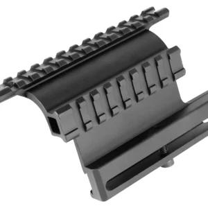Aim Sports MK007 AK Double Side Rail Mount Side Mount Black Anodized Aluminum Fits AK-47 1913 Picatinny Rail Mount