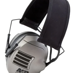 M&P Accessories 110041 Alpha Electronic Muff Polymer 23 dB Over the Head Gray/Black Adult 1 Pair