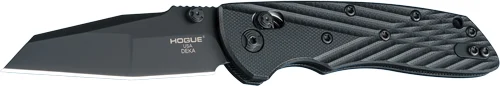 HOGUE DEKA 3.25" ABLE LCK FLDR - WHARNCLIFFE G-10 FRME BLACK