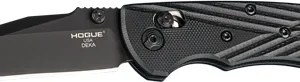 HOGUE DEKA 3.25" ABLE LCK FLDR - CLIP POINT G-10 FRAME BLACK