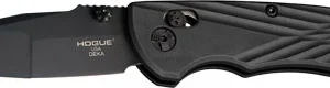 HOGUE DEKA ABLE LOCK FOLDER - 3.25" MOD WHARNCLIFFE POLY BLK