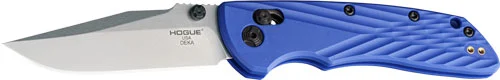 HOGUE DEKA ABLE LOCK FOLDER - 3.25" CLIP POINT POLY BLUE