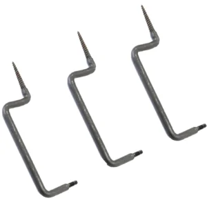 Stealth Cam STCTS3PK Tree Screw Mounts Compatible With 1/4"-20 thread adapter Black 3 Per Pkg