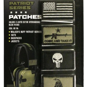 Walkers GXPPATKIT2 Patriot Muff Patch Kit American Flag Version Velcro