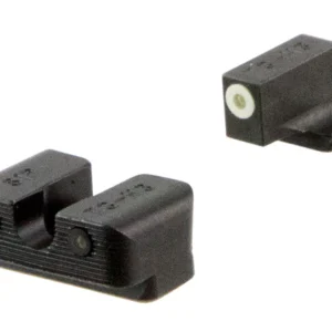 TruGlo TG231S2W Tritium Pro Black | Green Tritium White Outline Front Sight Green Tritium Rear Sight