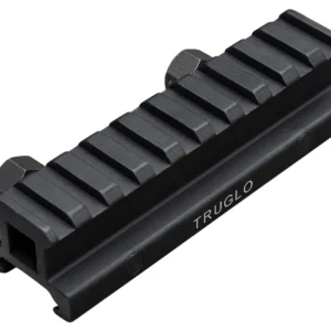 TruGlo TG8980B Picatinny Riser Mount Matte Black Anodized