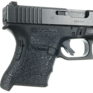 Talon Grips 107R Adhesive Grip Compatible w/ Glock 29SF/30SF/30S/36 Gen3, Black Textured Rubber