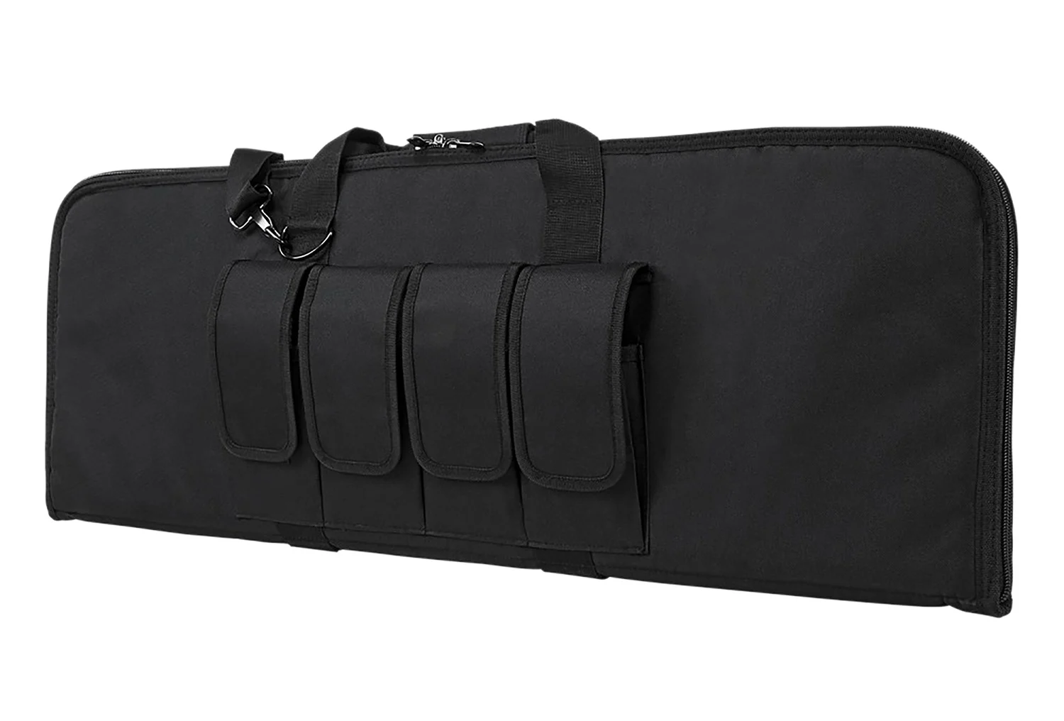 NcStar CVCP2960B36 VISM Carbine Case Black PVC Nylon w/ Lockable Zippers Pockets & Padded Carry Handle