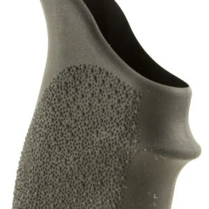 Hogue 18300 HandAll Beavertail Grip Sleeve made of Rubber with Textured Black Finish & Finger Groove for S&W M&P Shield (45); Kahr P-Series, CW (9 & 40)