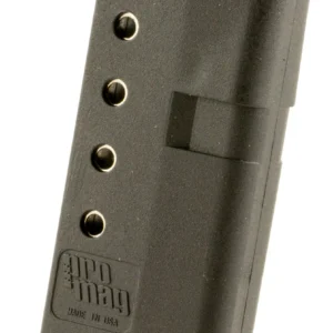 ProMag GLK10 Standard 6rd 380 ACP Compatible w/ Glock 42 Black DuPont Zytel Polymer