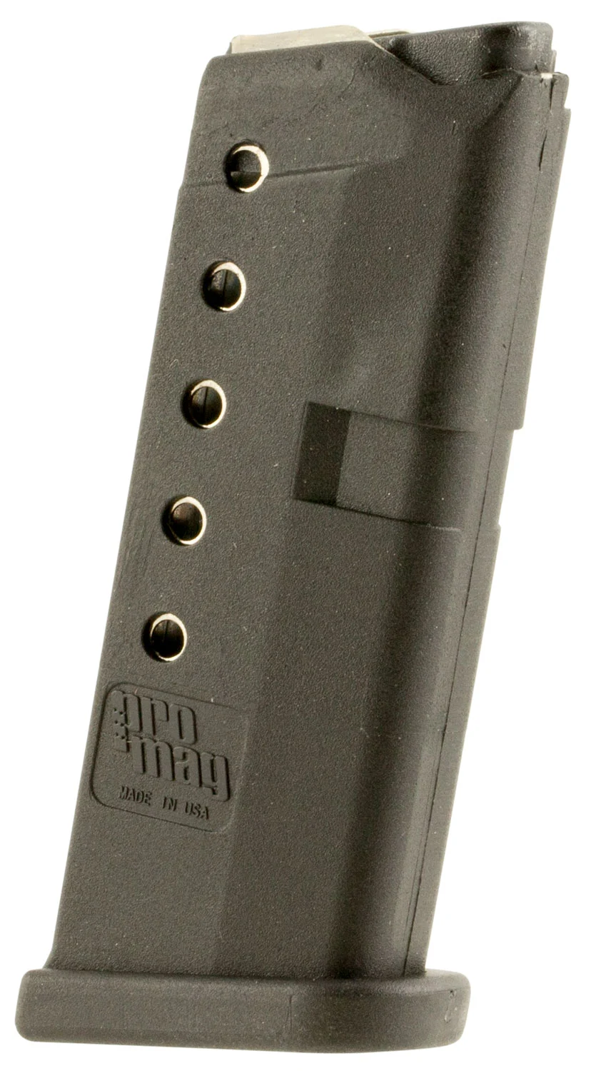 ProMag GLK10 Standard 6rd 380 ACP Compatible w/ Glock 42 Black DuPont Zytel Polymer