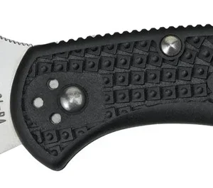 Spyderco C11PBK Delica 4  2.88" Folding Drop Point Plain VG-10 SS Blade/Black  Textured FRN Handle Includes Pocket Clip