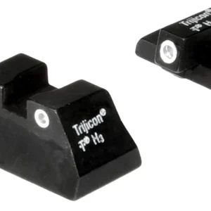 Trijicon 600268 Bright & Tough Night Sights Green/Tritium White Outline Front Sight-Green/Tritium White Outline Rear Sight H&K USP Compact