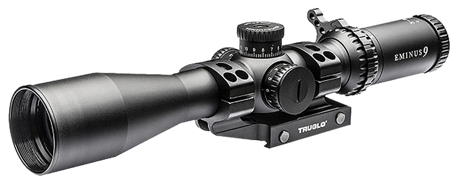 TruGlo TG-8541TLR Eminus Black Anodized 4-16x44mm 30mm Tube Dual Illuminated (Green/Red)TacPlex MOA Reticle