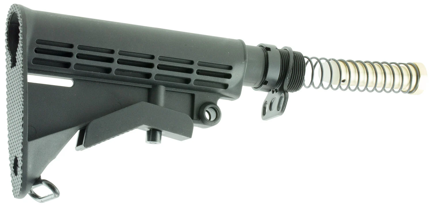 Aim Sports ARSTKCC Mil-Spec Black Synthetic 6 Position Collapsible M4 for AR-Platform
