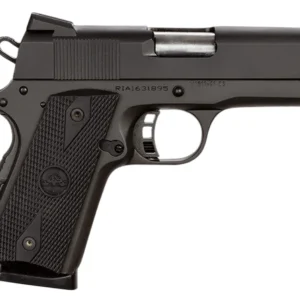 Rock Island 51429 Rock Standard CS 45 ACP Caliber with 3.60" Barrel, 7+1 Capacity, Overall Black Parkerized Finish Steel, Beavertail Frame, Serrated Slide & Black Rubber Grip