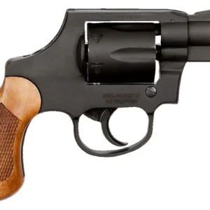 Rock Island 51280 M206  Small Frame 38 Special 6rd 2" Black Parkerized Steel Barrel, Cylinder & Frame, Checkered Wood Grip, Transfer Bar Safety, Concealed Hammer