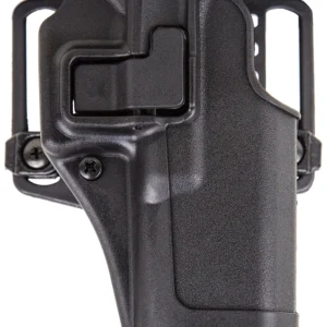 Blackhawk 410500BKR Serpa CQC OWB Size 00 Matte Black Polymer Belt Loop/Paddle Compatible w/Glock 17/22/31/47 Right Hand