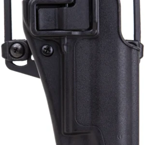 Blackhawk 410503BKR Serpa CQC OWB Size 03 Matte Black Polymer Belt Loop/Paddle Fits 1911 Government & Clones Right Hand