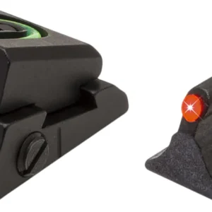 TruGlo TG961M Slug Gun Series Black | Red Fiber Optic Front Sight Green Fiber Optic Rear