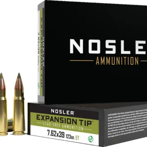 NOS 7.62X39 123GR ET SP 20RD