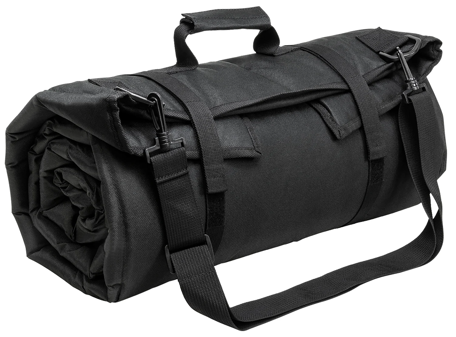 NcStar CVSHMR2957B Roll Up Shooting Mat Black PVC 69"L x 35" H