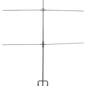 SME SMETGTST Double Paper Target Stand Black Steel Includes 8 Metal Clips
