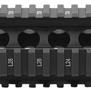 BCM QRF10556BLK QRF Handguard 10" Free-Floating Style Made of Aluminum with Black Anodized Finish & Picatinny Rial for AR-Platform