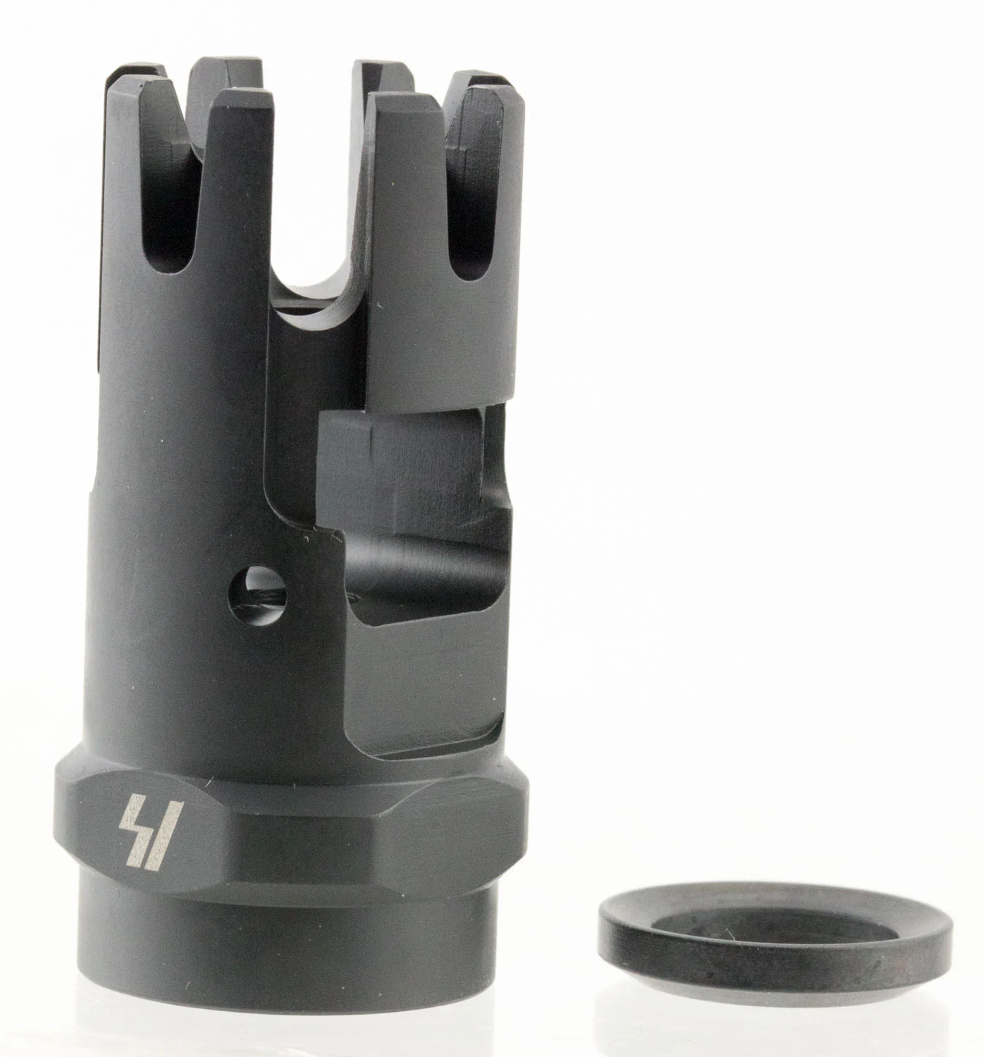Strike Industries CCCOMP Checkmate Comp Black Steel with 1/2"-28 tpi Threads & 1.87" OAL for 223 Rem, 5.56x45mm NATO AR-Platform