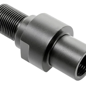 CMMG 57DA53A Thread Adapter 223 Rem/5.56x45mm NATO FN PS90 Black Steel 1/2"-28 tpi Tactical