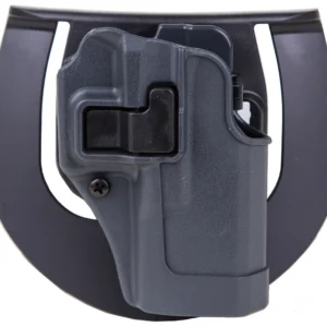Blackhawk 413502BKR Serpa CQC Sportster OWB Gun Metal Gray Polymer Paddle Compatible w/Glock 19/23/32/36/45 Right Hand