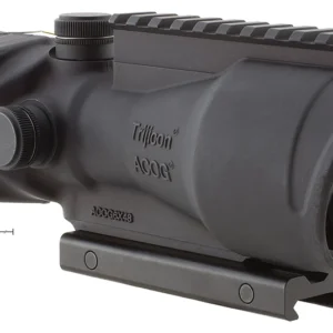 Trijicon 100002 ACOG Black Hardcoat Anodized 6x 48mm Illuminated Red Chevron .308/7.62 Reticle
