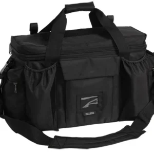 Bulldog BD920 Deluxe Police & Shooter XL Black Nylon w/ Removeable Dividers, Storage Pockets