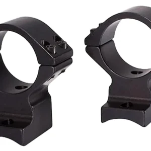 Talley 94X725 Scope Mount/Ring Combo Extended Black Anodized 1" Tube Savage Round Receiver with AccuTrigger (110 Series/A17/A22) Medium Rings