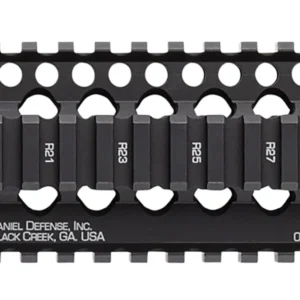 Daniel Defense 0100510001 Omega Rail 7" Carbine Length Style Made of Aluminum with Black Anodized Finish & Picatinny Rail for AR-15