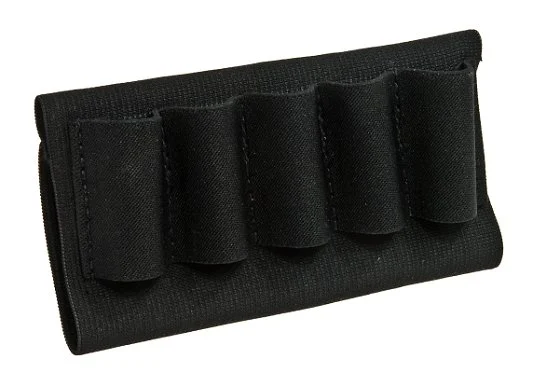 Blackhawk 74SH02BK Buttstock Shell Holder Black Nylon 5rd Shotgun