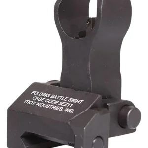 Troy Ind SSIGFBSFHBT02 Tritium Front Folding BattleSight HK  Black Hardcoat Anodized for HK