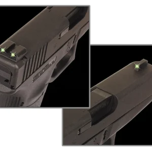 TruGlo TG231MP Tritium Black | Green Tritium Front Sight Green Tritium Rear Sight