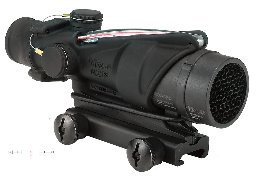 TRIJICON ACOG 4X32 A4 USMC RCO CHEV RED