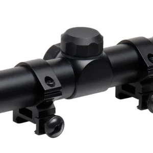 TruGlo TG-853932B Trushot Black Anodized 3-9x32mm 1" Tube Duplex Reticle w/Rings 3/8" Dovetail