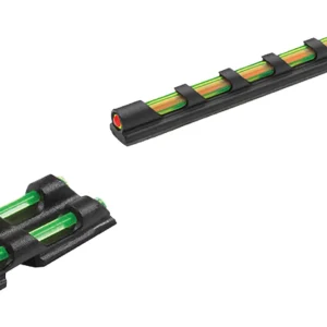 Truglo TG94D Gobble-Dot Universal Shotgun Green/Red Fiber Optic Green Fiber Optic Black