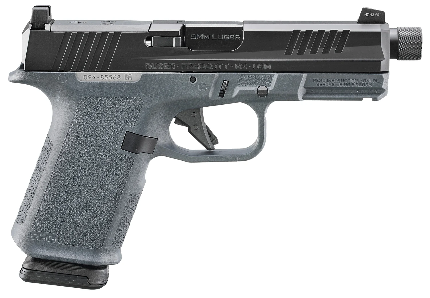 RUGER RXM 9MM BLK/GRAY 15+1 4" AS TB