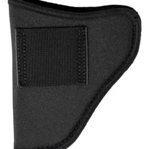 Uncle Mike's 21106 GunMate Hip Holster Size 06 Black Tri-Laminate Belt Clip/Belt Loop Fits Med Frame Pistol Fits 4" Barrel Belt 2" Wide Ambidextrous