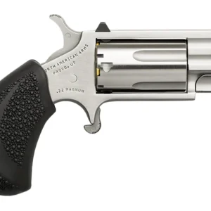 NORTH AMERICAN ARMS PUG 22MAG REV 1" SS WHITE DOT