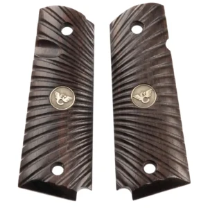 Wilson Combat 351MFS Side Panel Grips Full Size Starburst Cocobolo