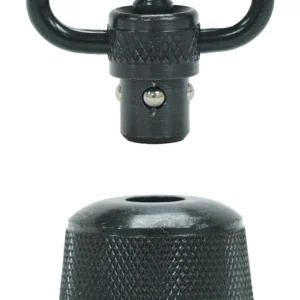 GrovTec US Inc GTSW296 Mag Cap  Shotgun 1" Push Button Black Oxide Remington 870 Express 12 Gauge Steel